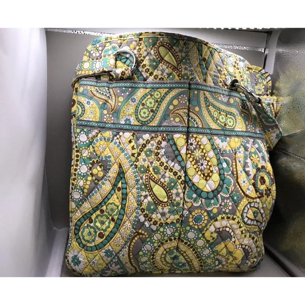 Vera Bradley‎ Campus Tote In Lemon Parfait Retired